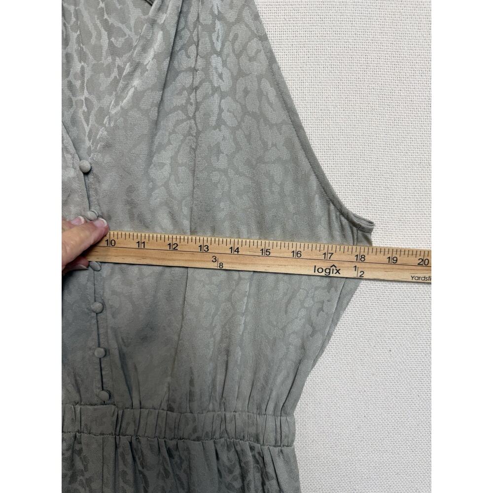Current Air Anthropologie Jumpsuit S Sage Green Wide Leg Dressy Feminine Resort - Picture 6 of 13